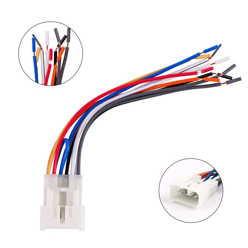 RDBS Car Wire Harness Use to Connect Aftermarket Stereo Receiver Fit for 1984-Up Toyota Vehicles - Image 4